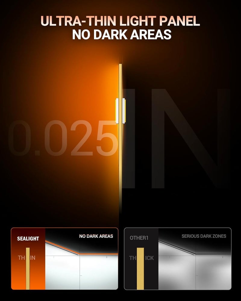SEALIGHT 9005/HB3 H11/H9/H8 لمبات المصابيح الأمامية LED مجموعة، 90000 لومن 10X سطوع 6500K ضوء النهار الأبيض، 25000 دورة في الدقيقة مروحة تبريد لمبات، عبوة من 4 - Image 2